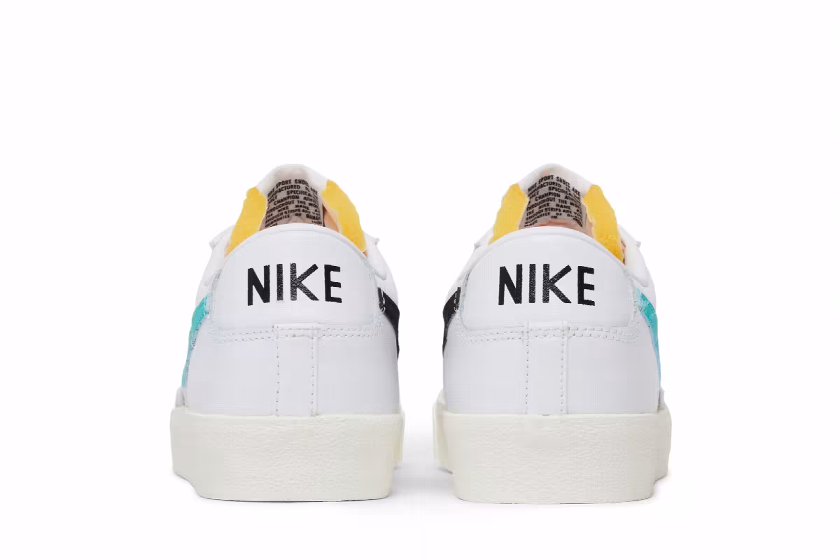 Nike Blazer Low White Washed Teal, view 7