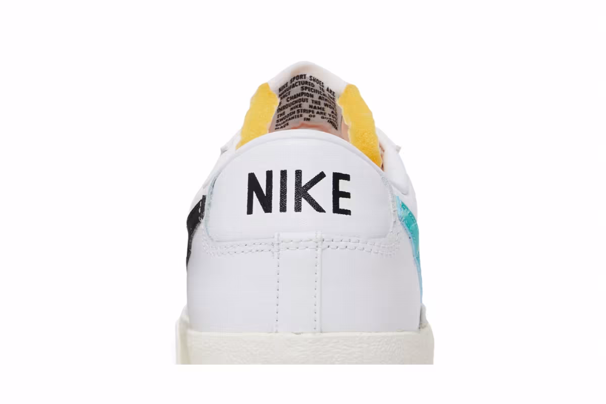 Nike Blazer Low White Washed Teal, view 8
