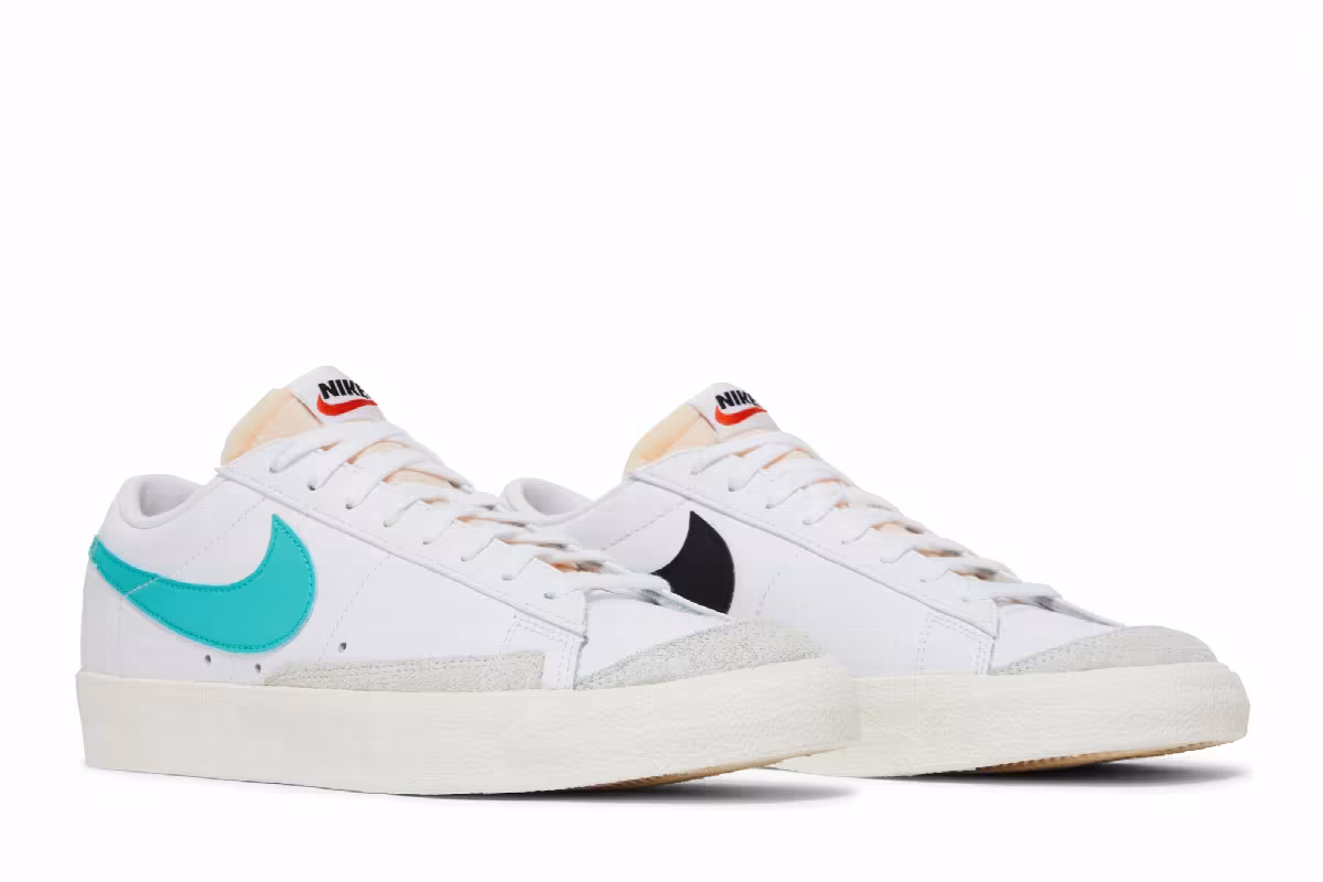 Nike Blazer Low White Washed Teal, view 9