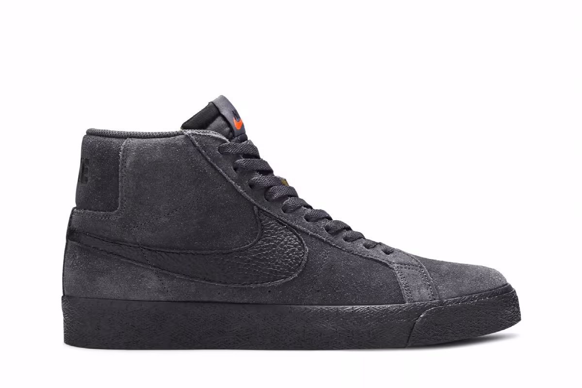 Nike Zoom Blazer Mid ISO SB Orange Label - Dark Smoke Grey, view 2