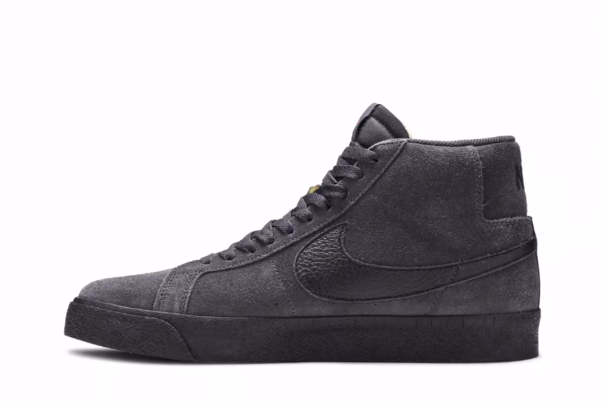 Nike Zoom Blazer Mid ISO SB Orange Label - Dark Smoke Grey, view 4