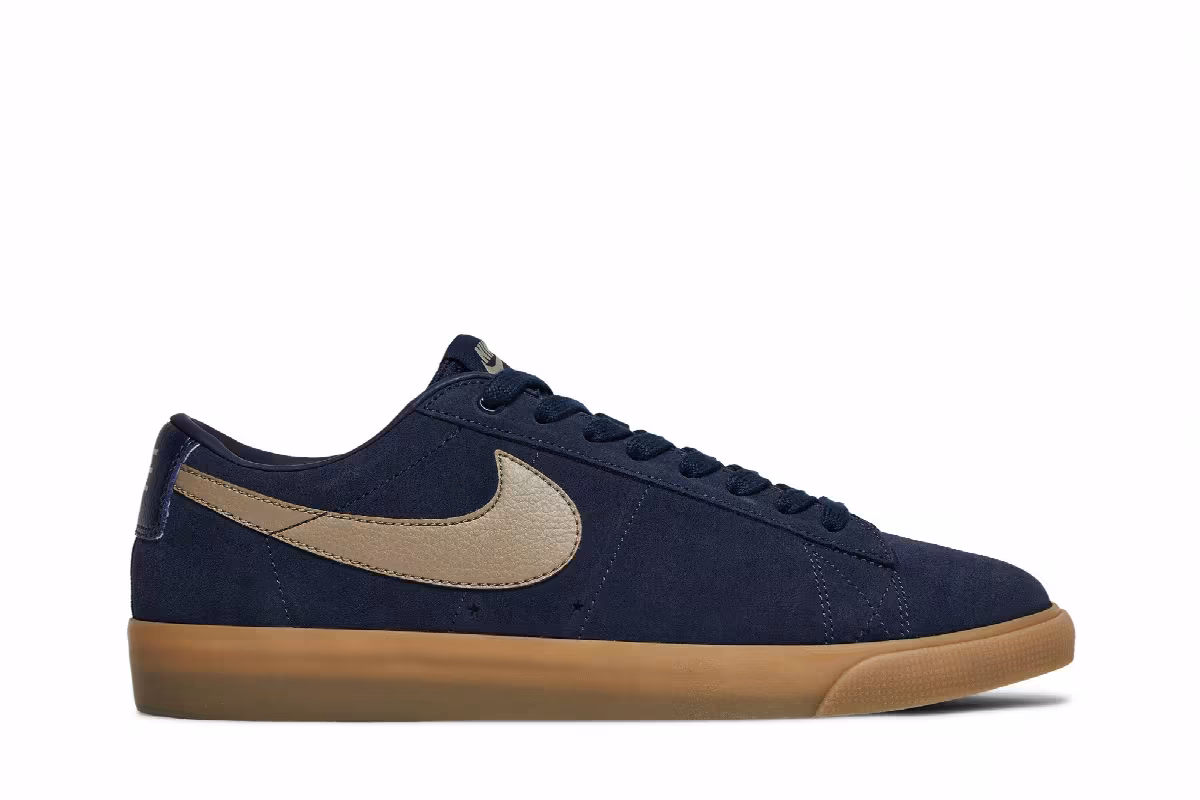 Nike Blazer Low SB Navy Gum, view 2