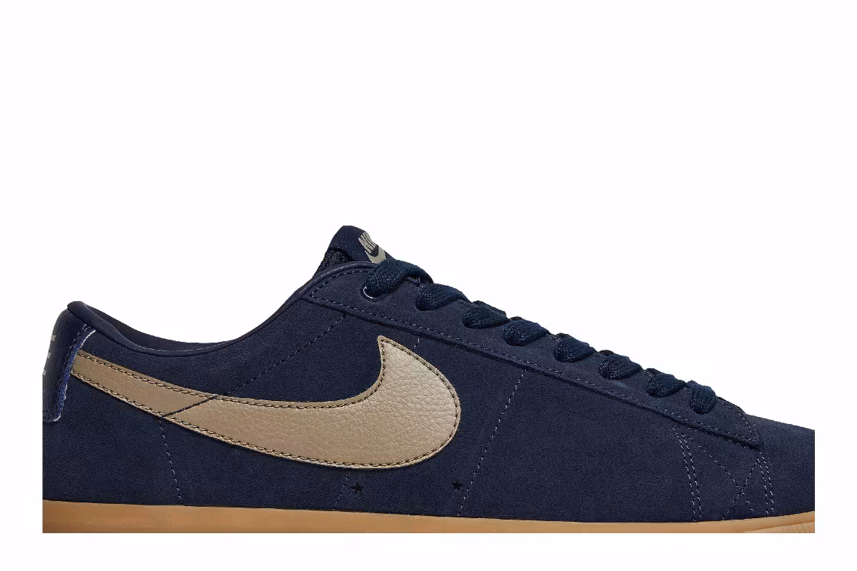 Nike Blazer Low SB Navy Gum, view 3