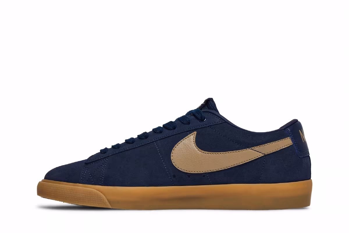 Nike Blazer Low SB Navy Gum, view 4