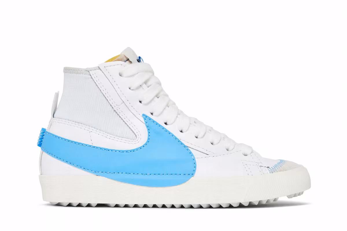 Nike Blazer Mid White University Blue, view 2