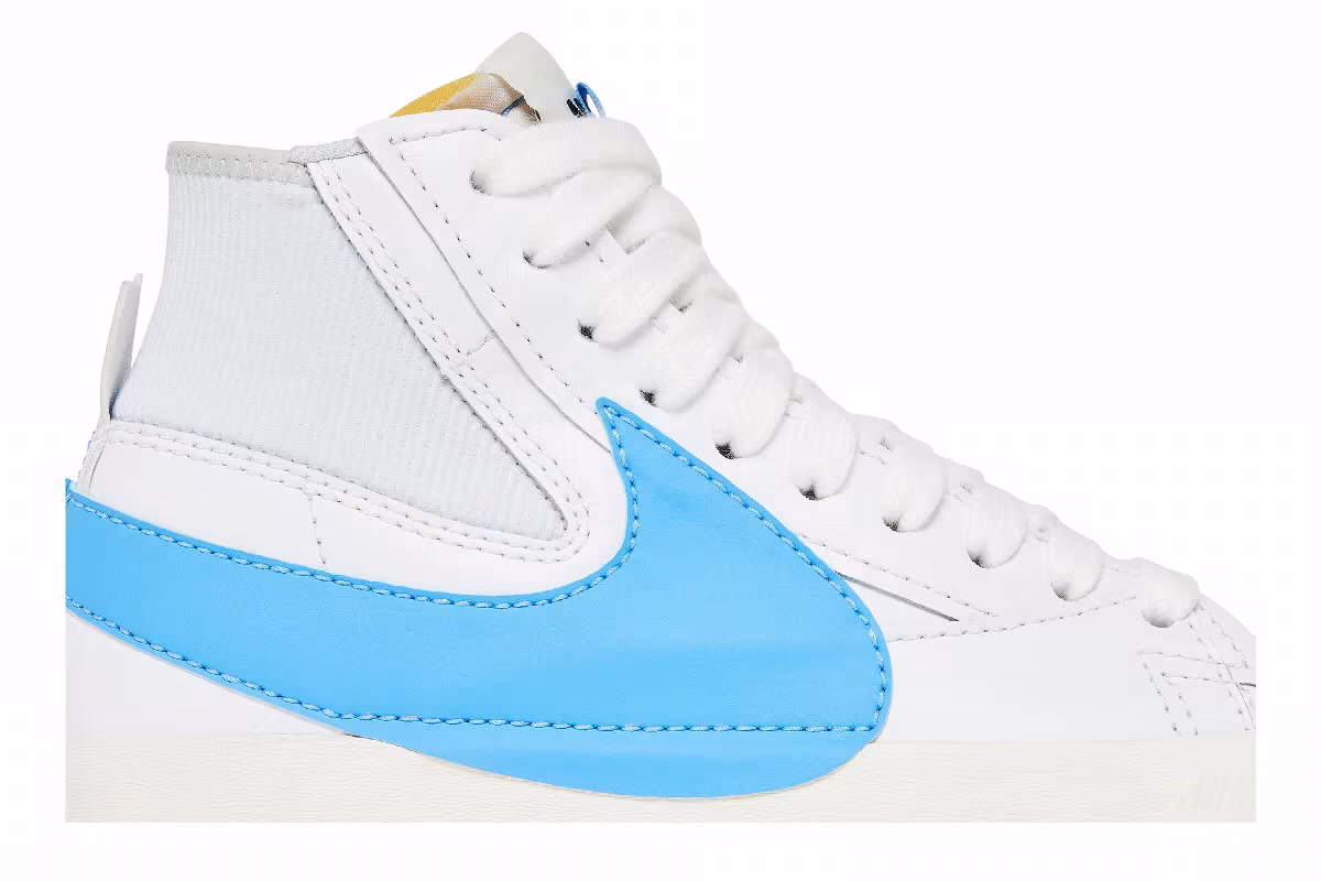 Nike Blazer Mid White University Blue, view 3