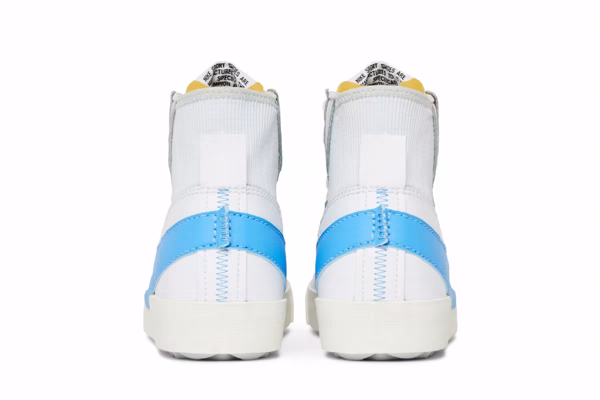 Nike Blazer Mid White University Blue, view 7
