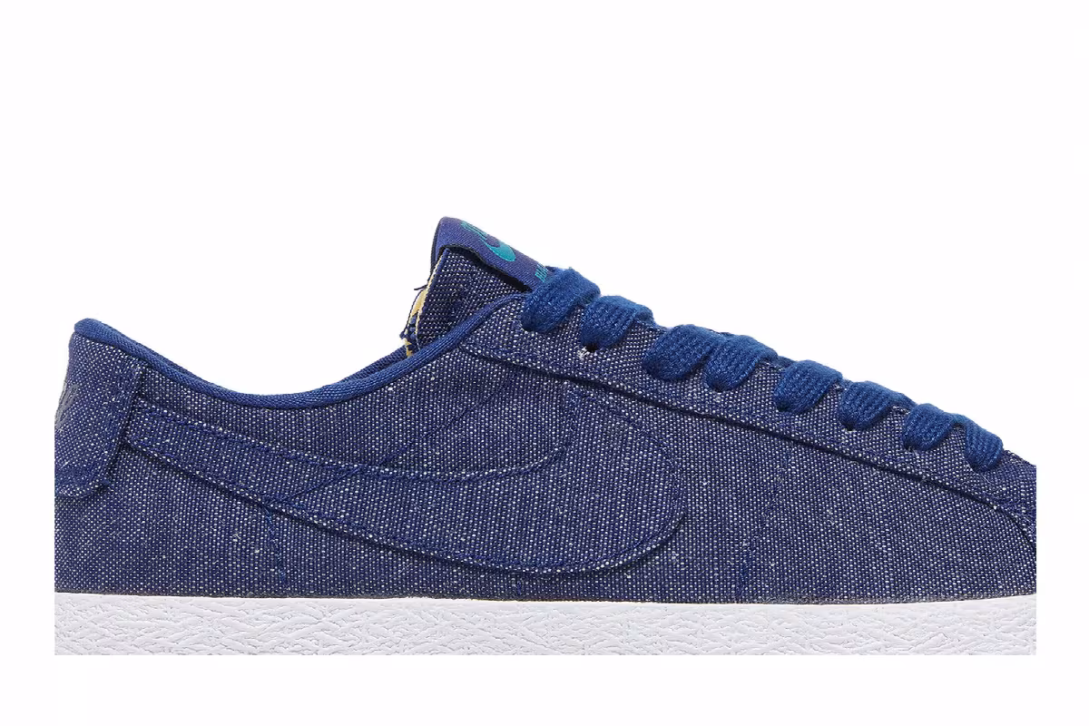 Nike Zoom Blazer Low Canvas Decon SB Blue Void, view 3