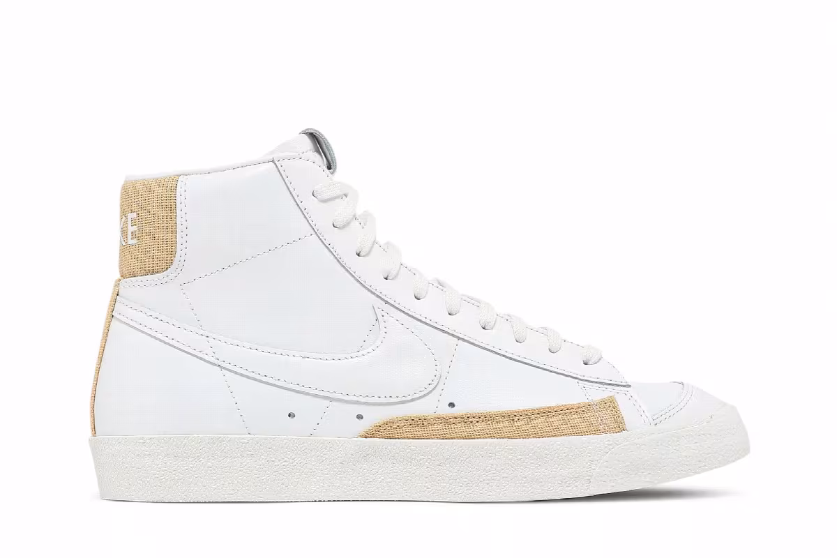 Nike Blazer Mid White Gum Light Brown, view 2