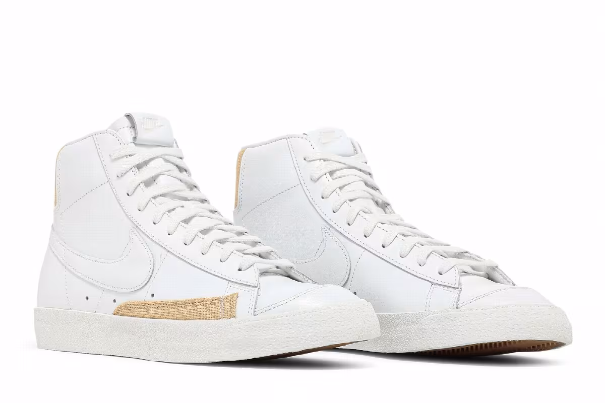 Nike Blazer Mid White Gum Light Brown, view 9