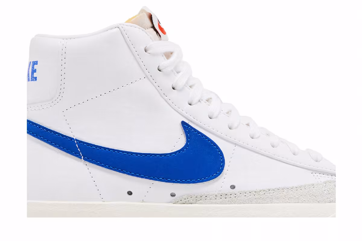 Nike Women's Blazer Mid White Racer Blue, view 3
