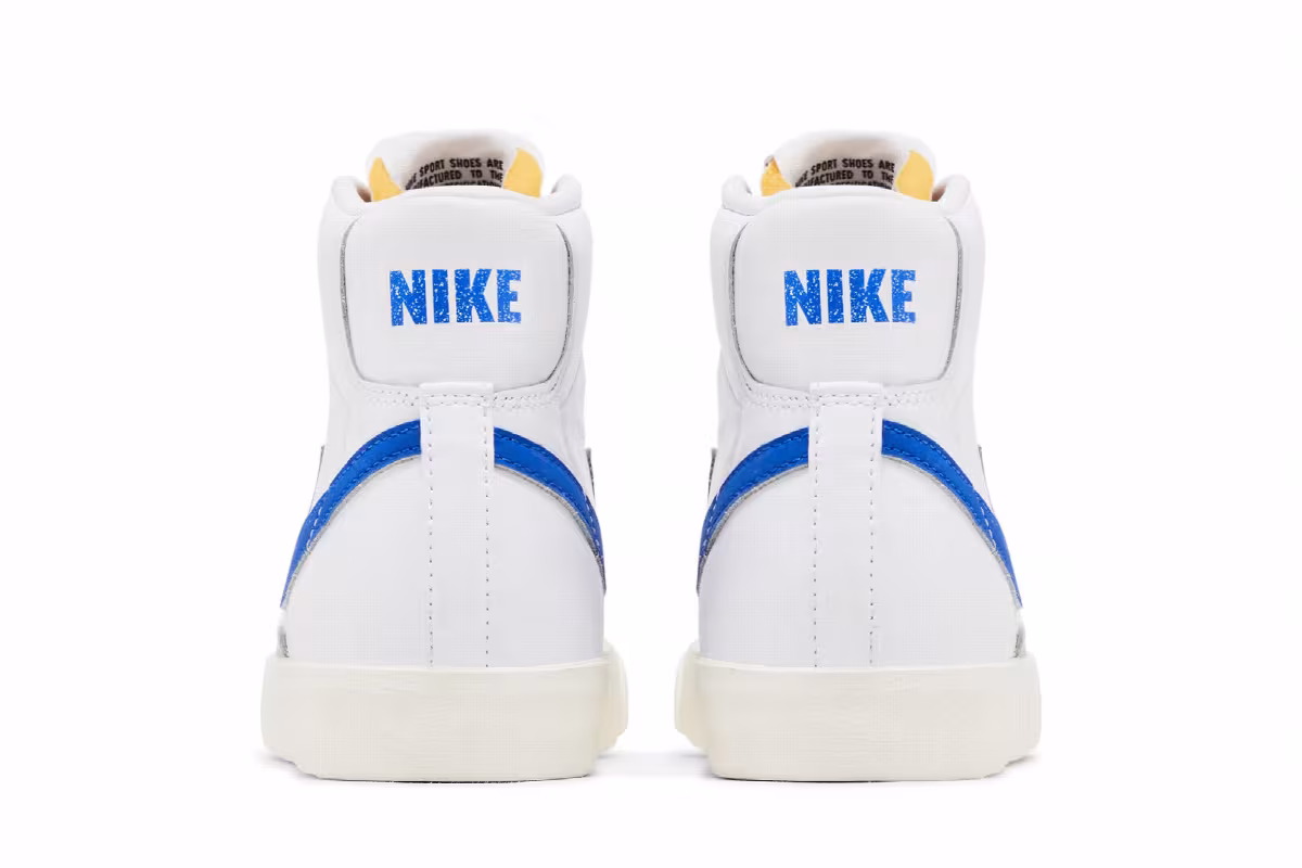 Nike Women's Blazer Mid White Racer Blue, view 7