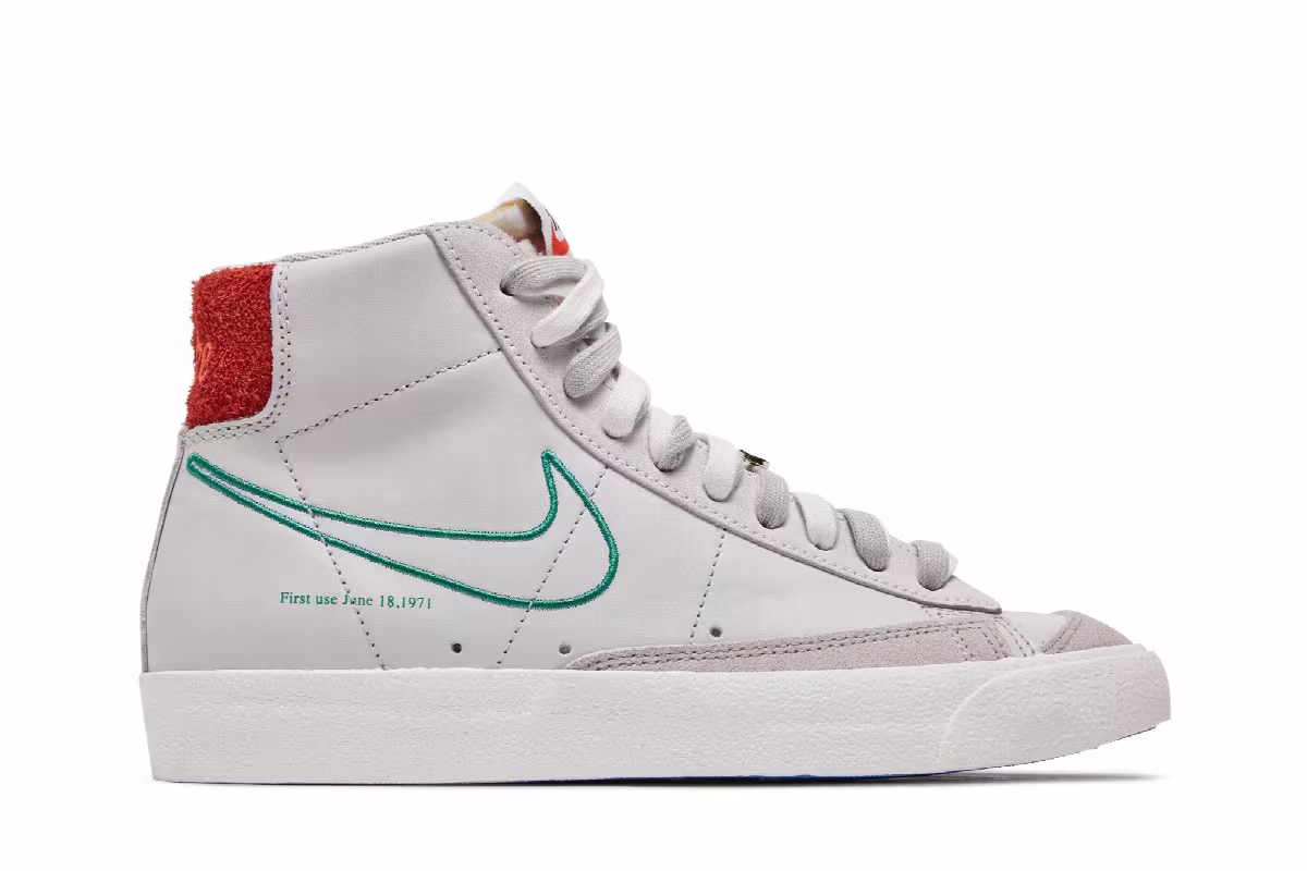 Nike Women's Blazer Mid First Use - Green Noise, view 2