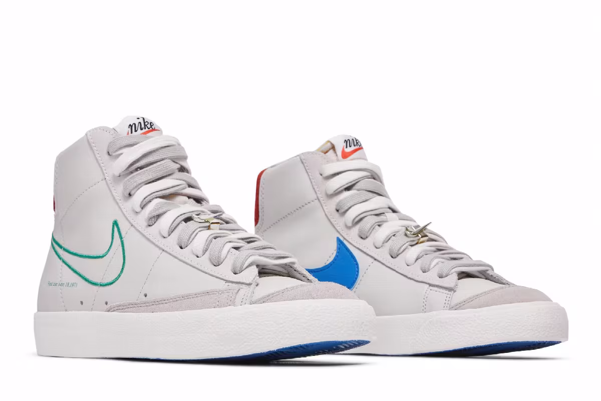Nike Women's Blazer Mid First Use - Green Noise, view 9