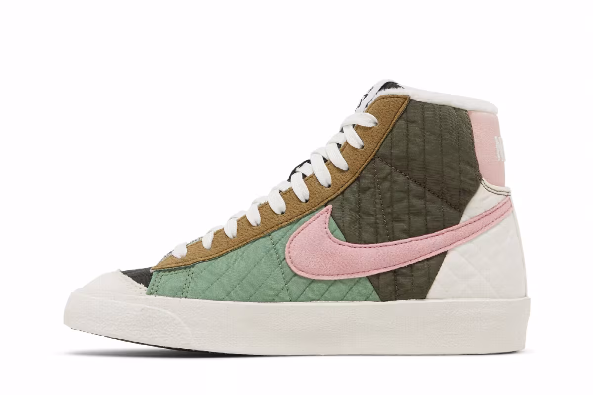 Nike Women's Blazer Mid Toasty - Oil Green, view 4