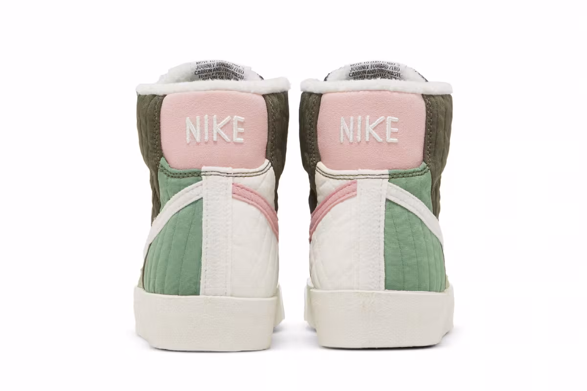 Nike Women's Blazer Mid Toasty - Oil Green, view 7