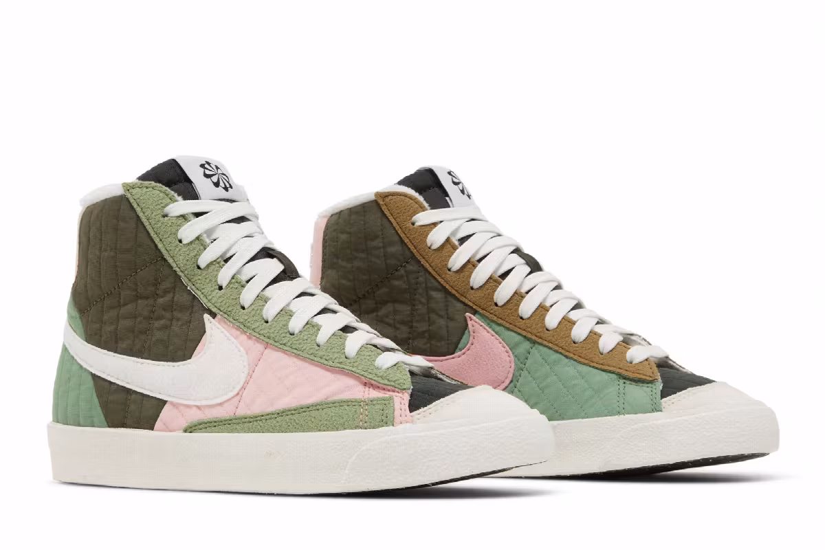Nike Women's Blazer Mid Toasty - Oil Green, view 9