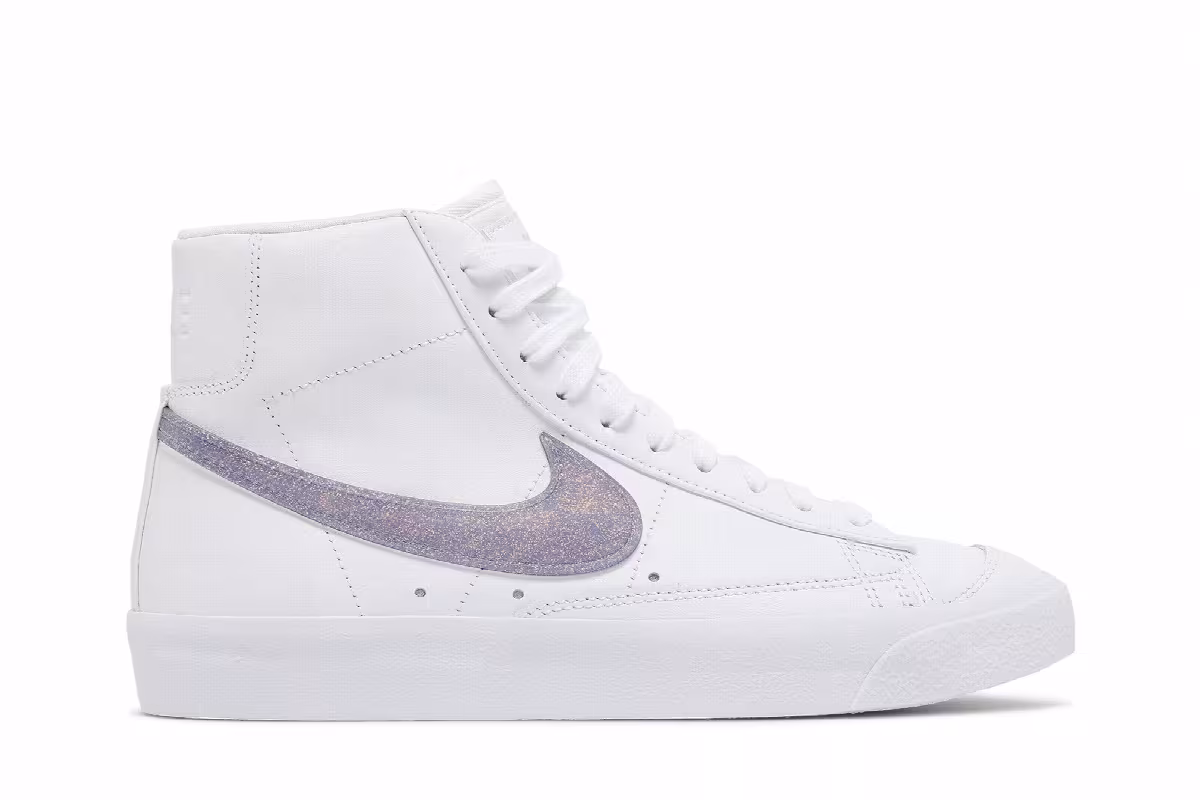 Nike Women's Blazer Mid Purple Glitter, view 2