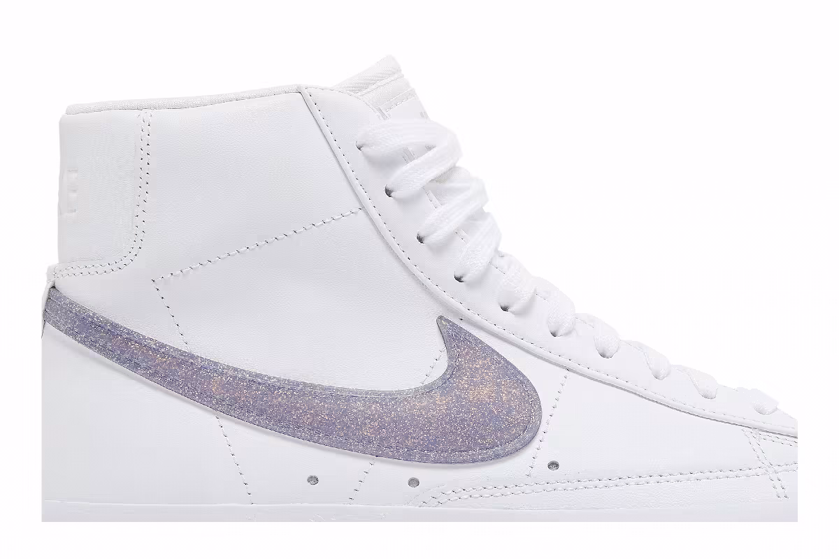 Nike Women's Blazer Mid Purple Glitter, view 3
