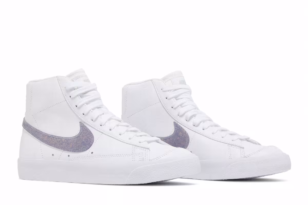 Nike Women's Blazer Mid Purple Glitter, view 9