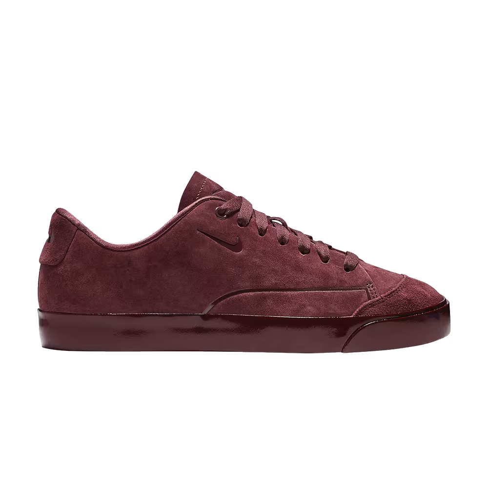 Nike Women's Blazer City Low Suede Burgundy