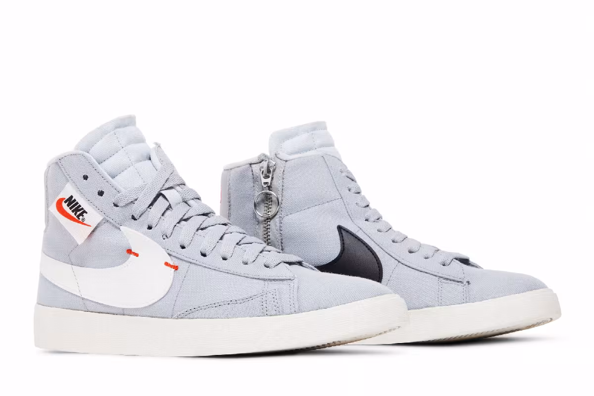 Nike Women's Blazer Mid Rebel Wolf Grey, view 9