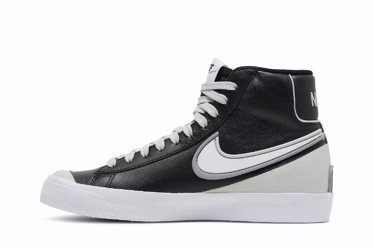 Nike Women's Blazer Mid Black White, view 4