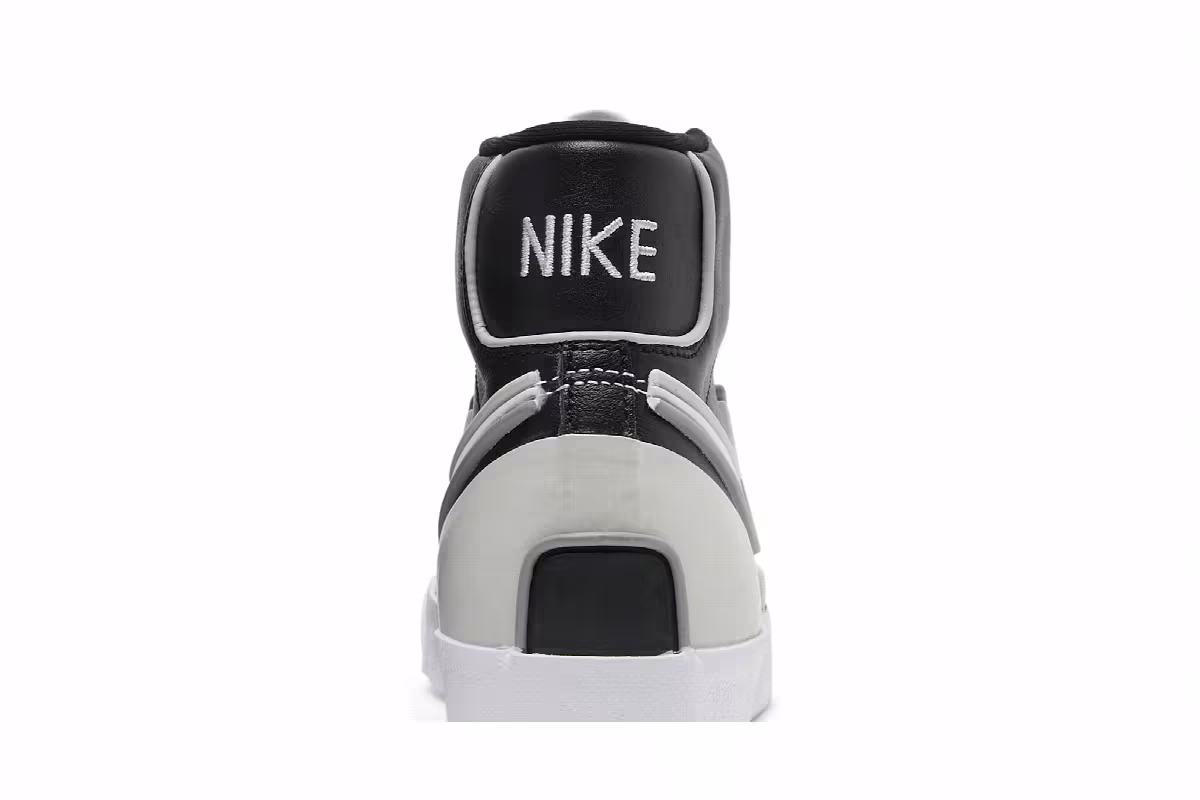 Nike Women's Blazer Mid Black White, view 8