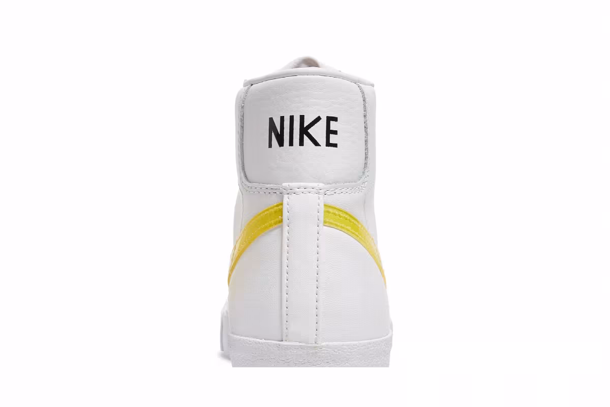 Nike Women's Blazer Mid White Opti Yellow, view 8