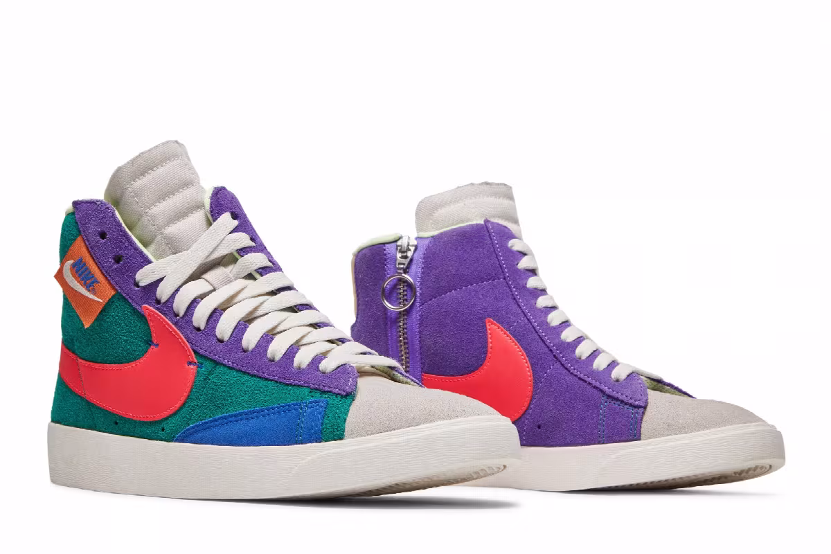Nike Women's Blazer Mid Rebel Multi-Color, view 9