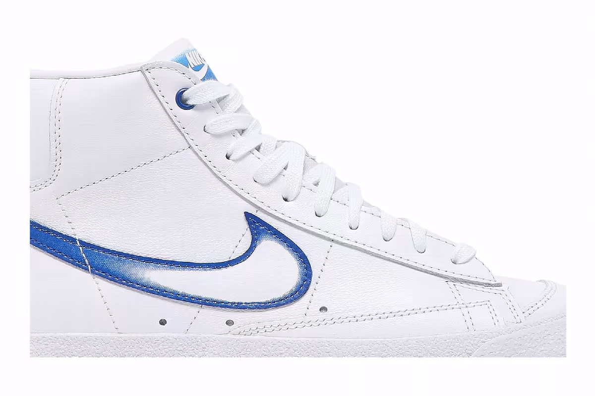 Nike Women's Blazer Mid Airbrush - Royal Gradient, view 3
