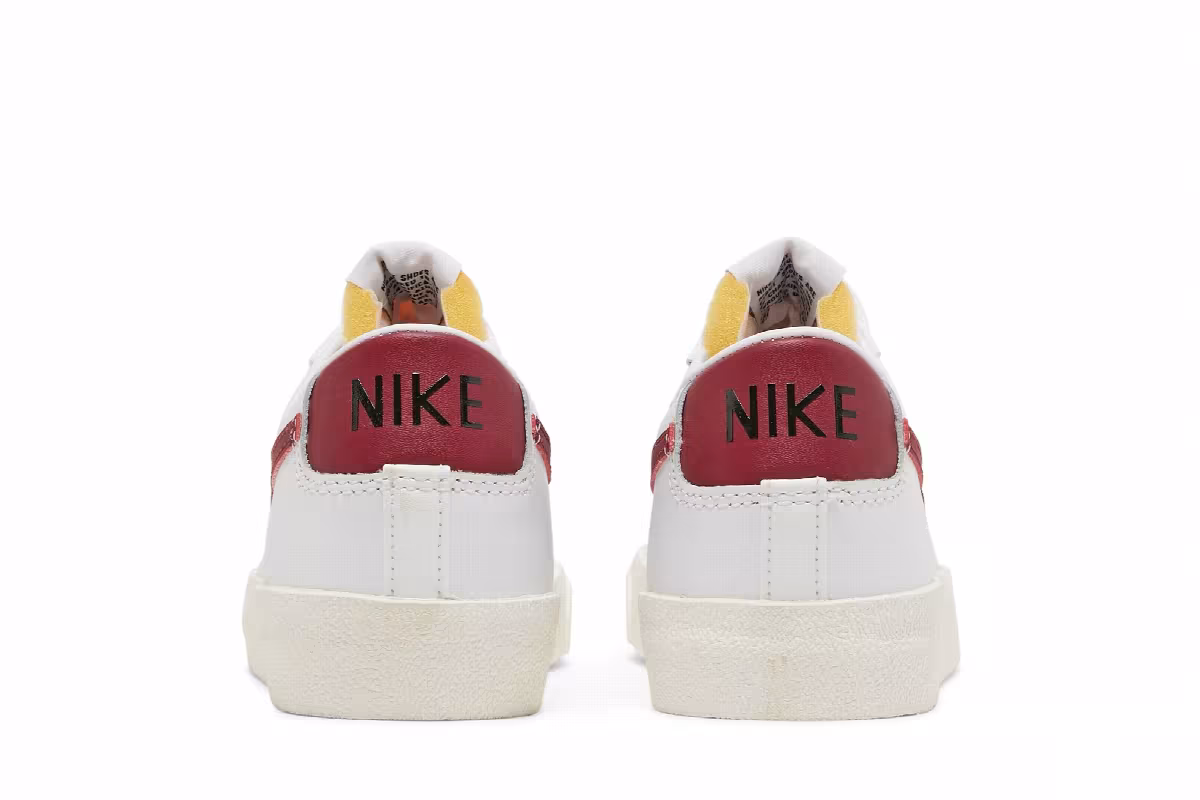 Nike Women's Blazer Low White Team Red, view 7