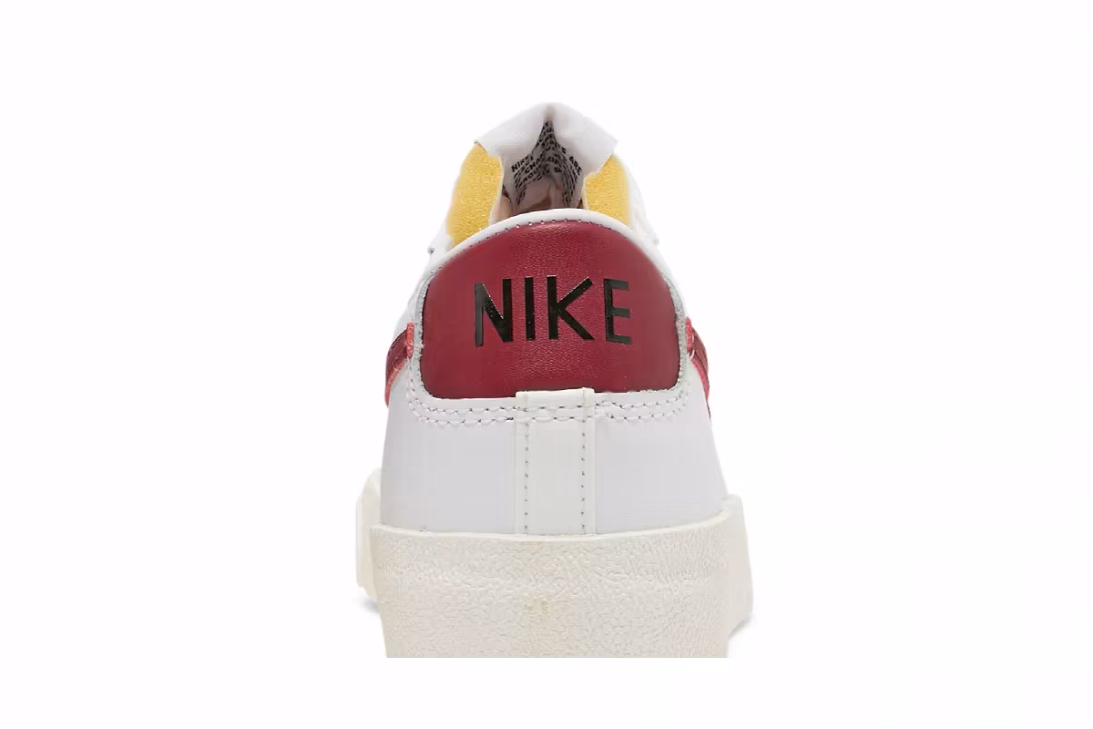 Nike Women's Blazer Low White Team Red, view 8