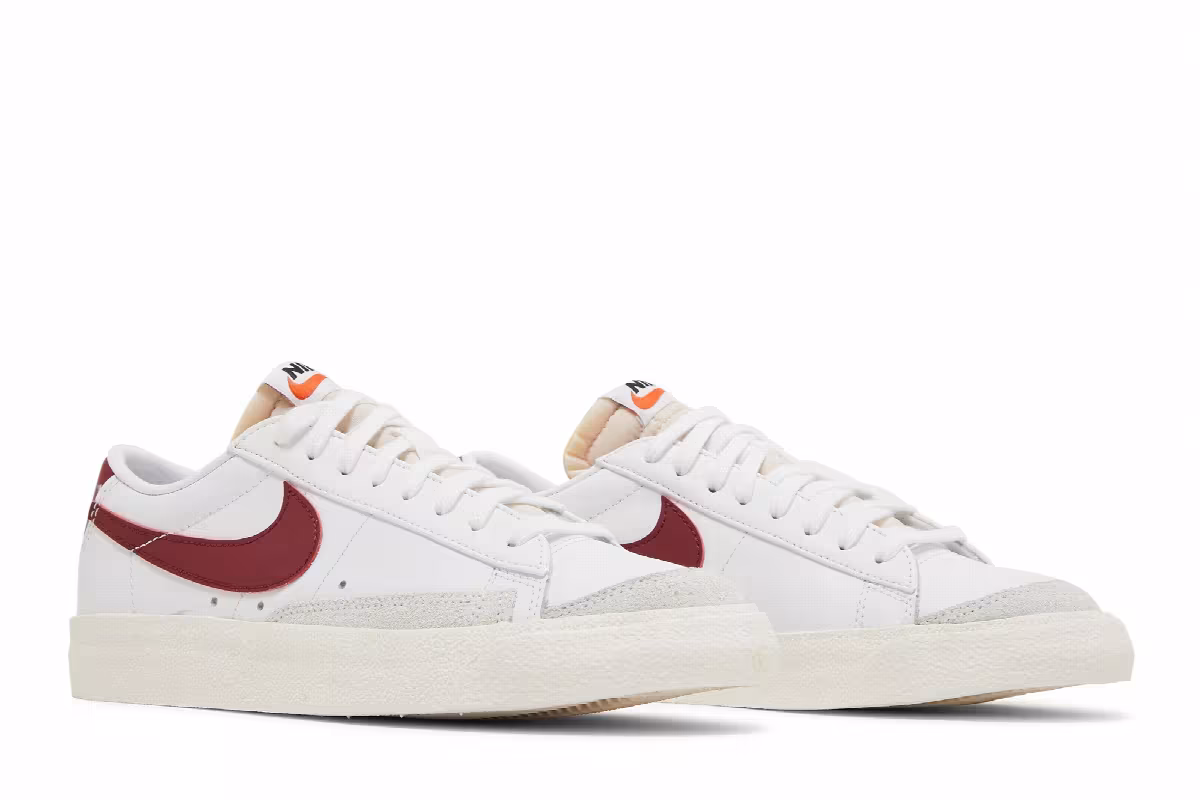 Nike Women's Blazer Low White Team Red, view 9