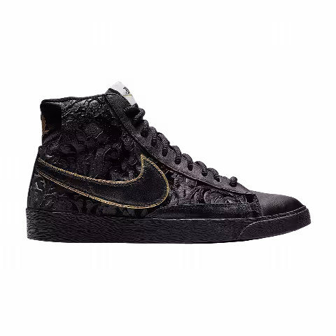 Nike Wmns Blazer Mid 'Black Metallic Gold'