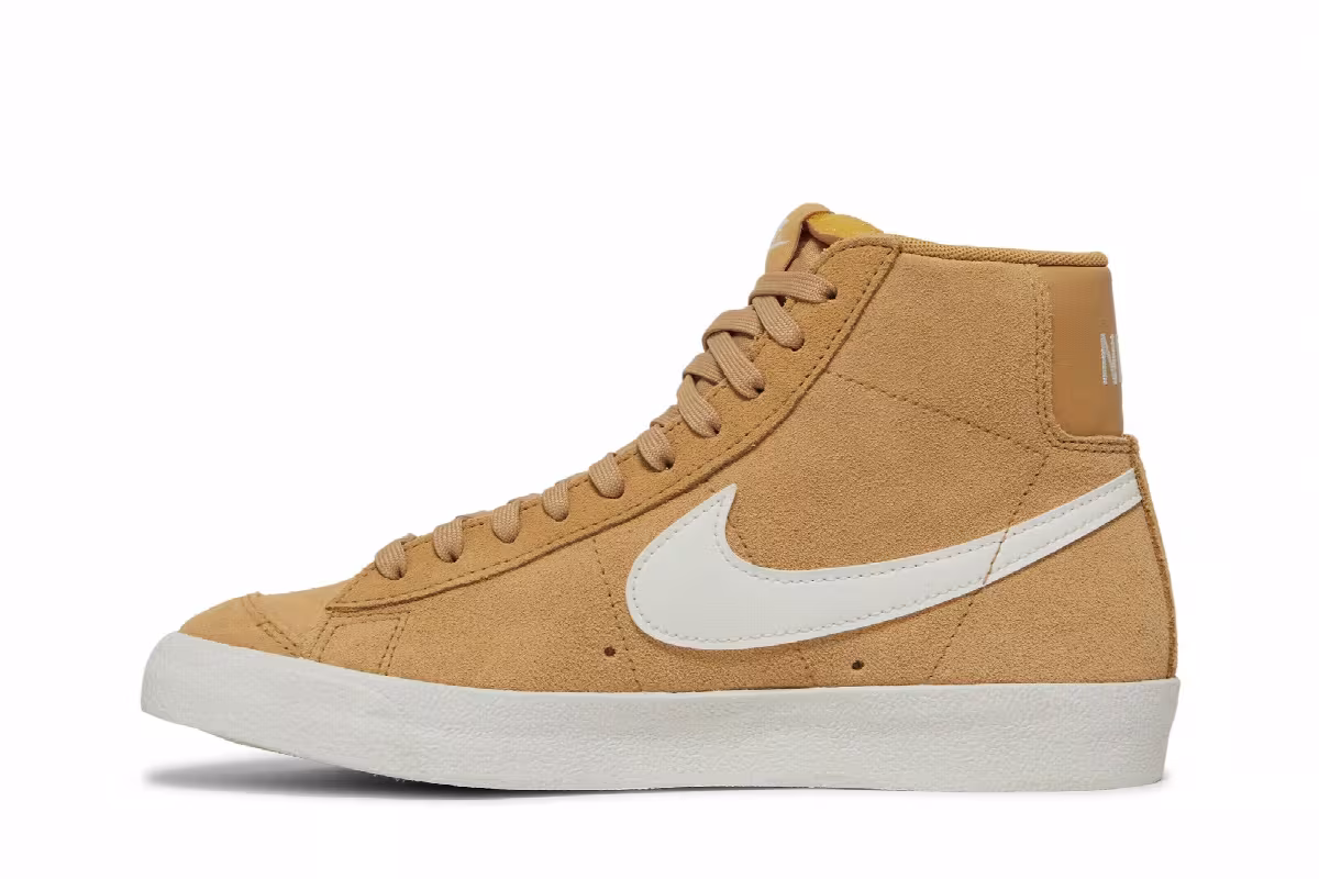 Nike Women's Blazer Mid Wheat Suede, view 4