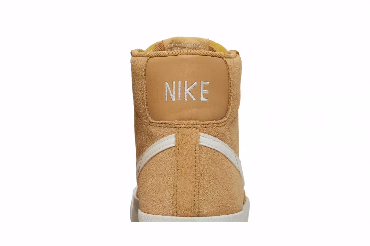 Nike Women's Blazer Mid Wheat Suede, view 8