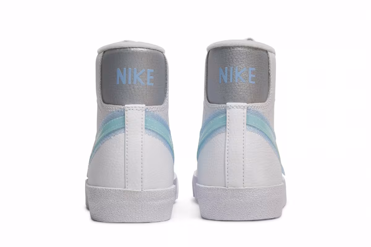 Nike Women's Blazer Mid White Glacier Blue, view 7