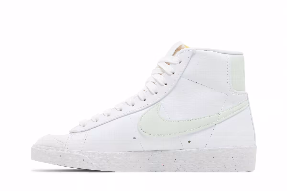 Nike Women's Blazer Mid White Barely Green, view 4