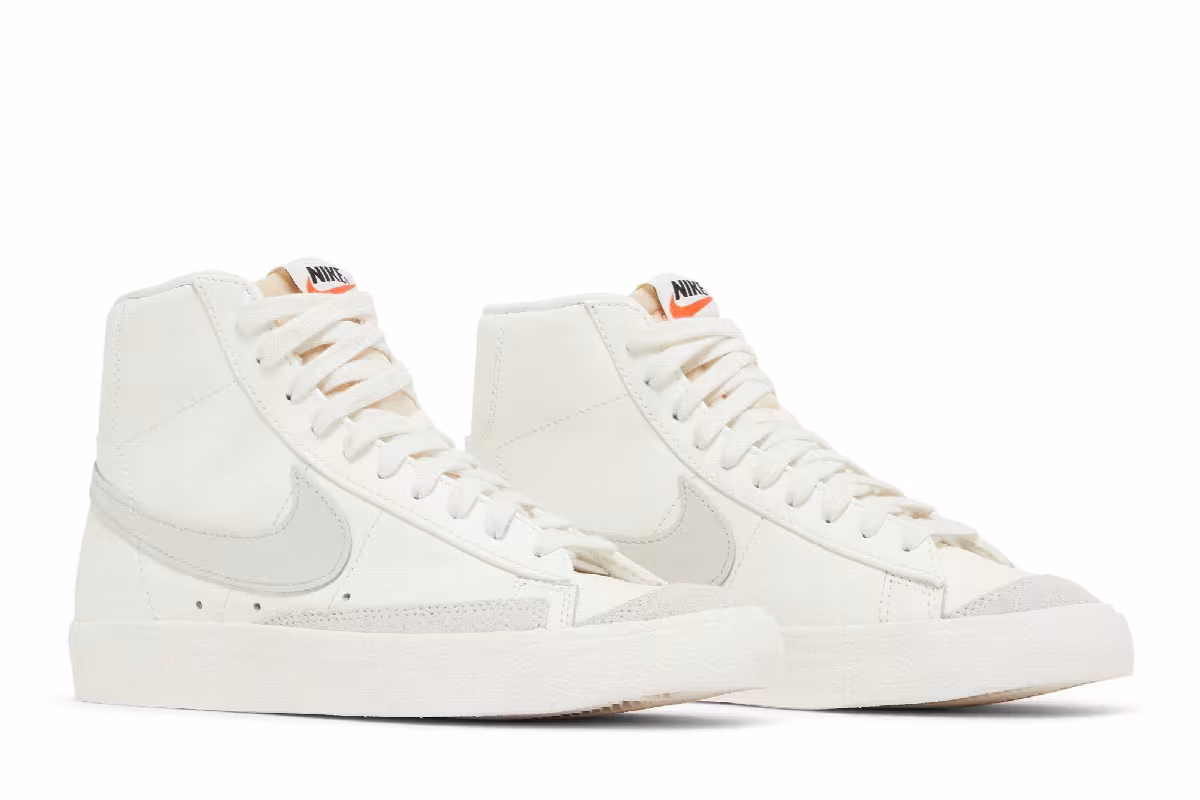 Nike Women's Blazer Mid Sail Light Bone, view 9
