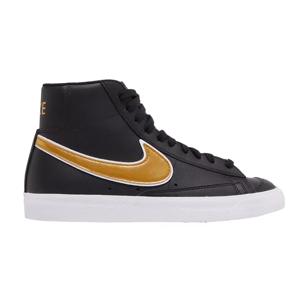 Nike Women's Blazer Mid Black Metallic Gold
