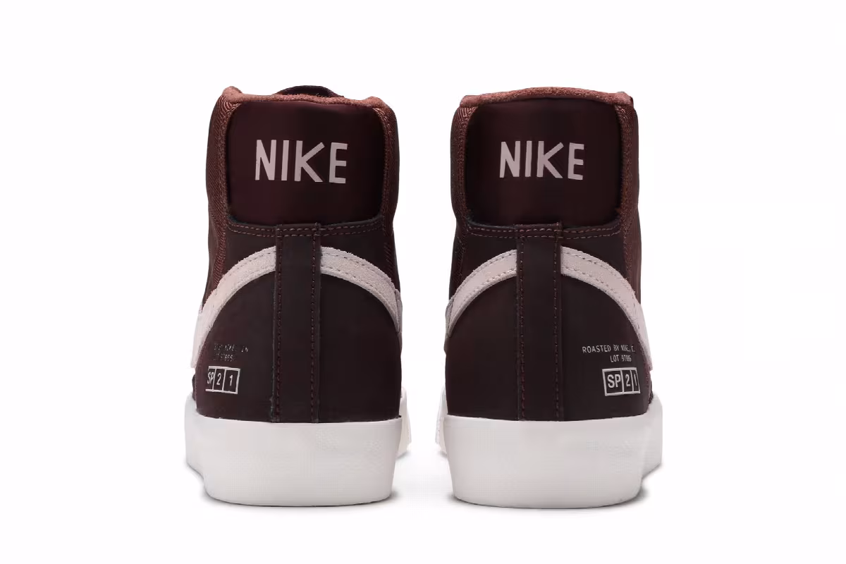 Nike Women's Blazer Mid Coffee, view 7