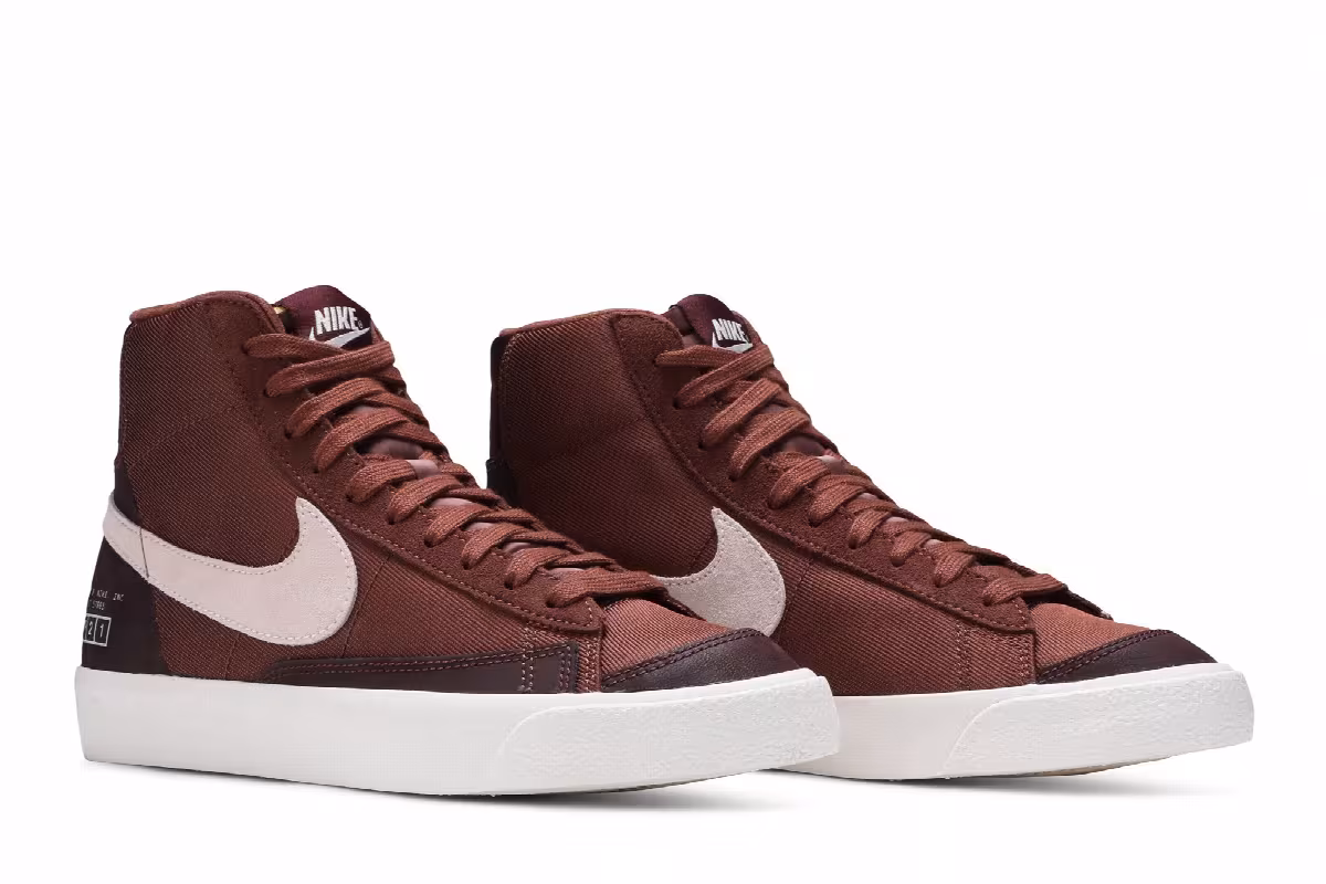 Nike Women's Blazer Mid Coffee, view 9