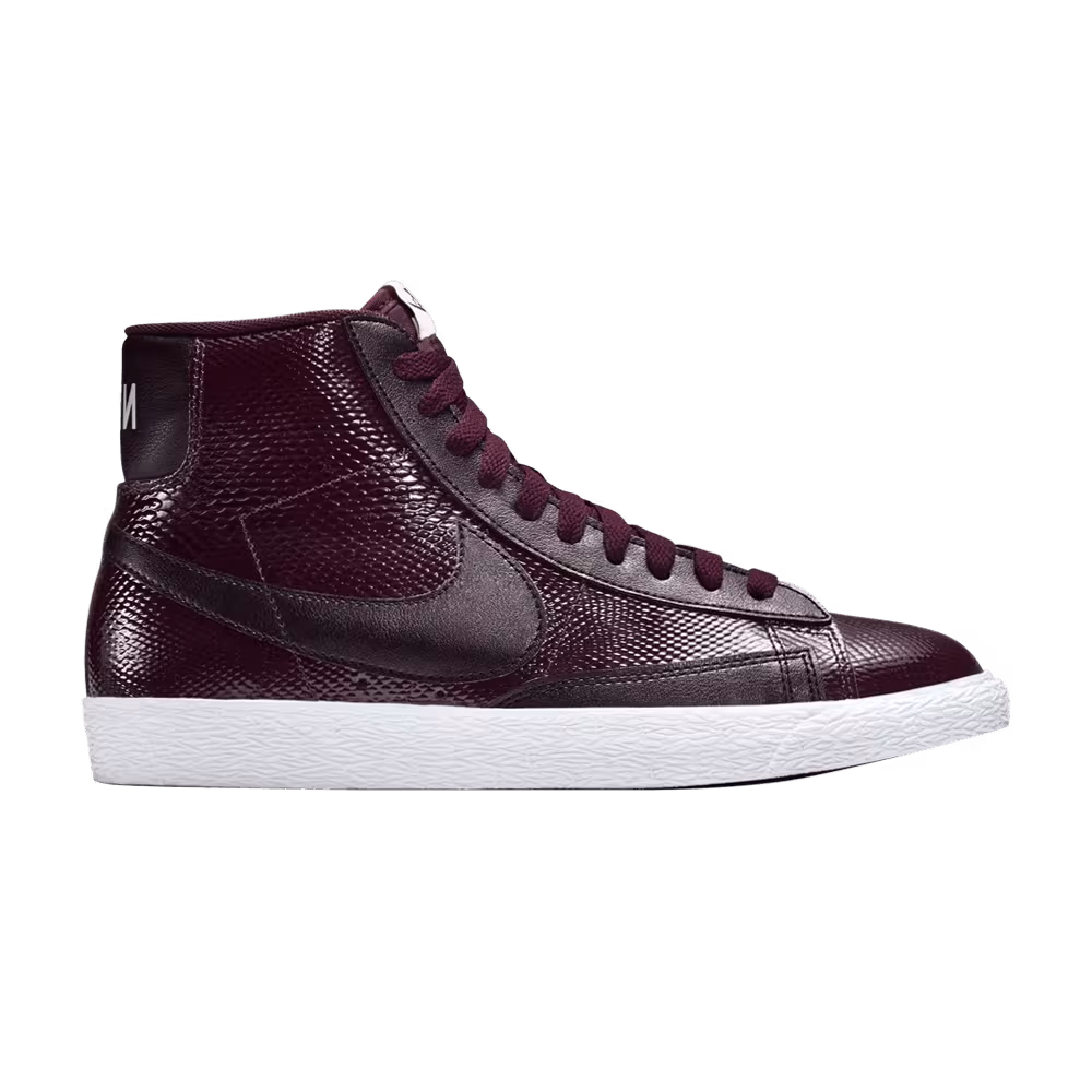 Nike Women's Blazer Mid Leather Premium Deep Burgundy