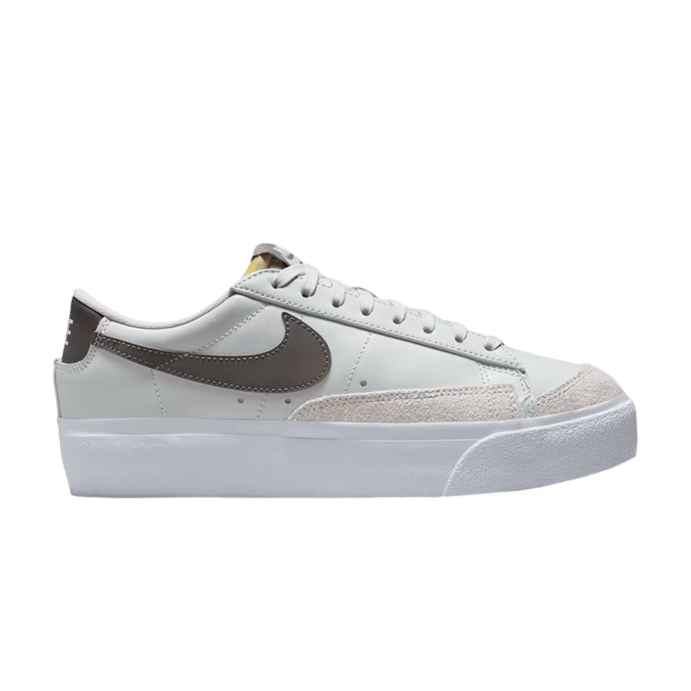 Nike Women's Blazer Low Platform Photon Dust Cave Stone White