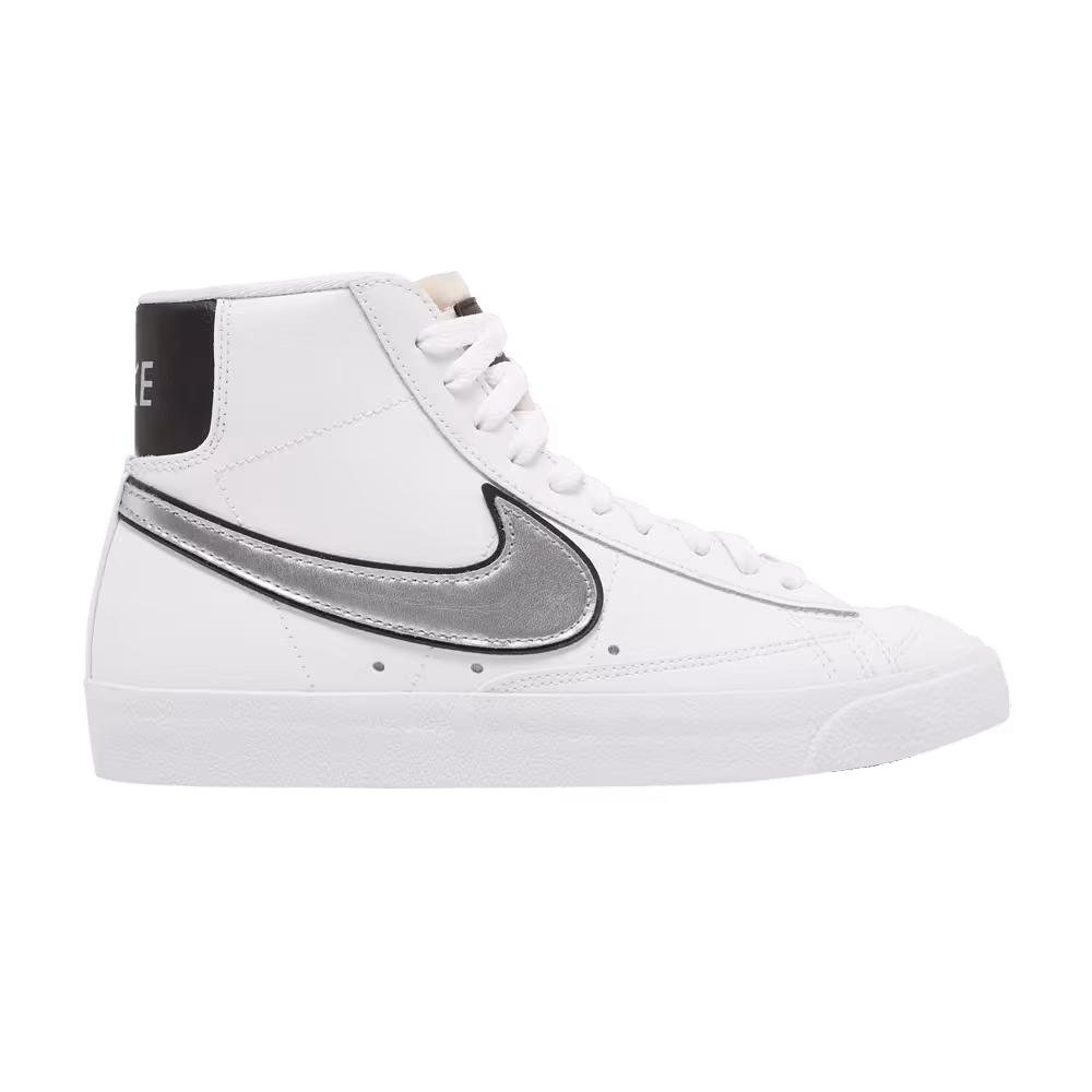Nike Women's Blazer Mid White Metallic Silver
