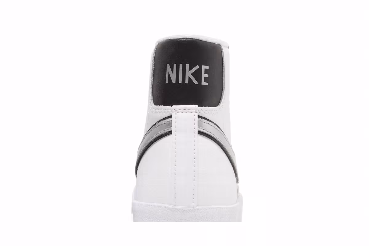 Nike Women's Blazer Mid White Metallic Silver, view 8