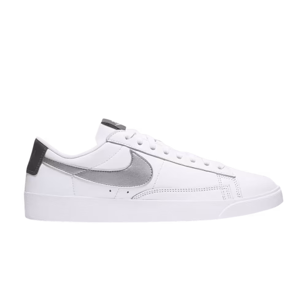 Nike Women's Blazer Low LE White Metallic Silver