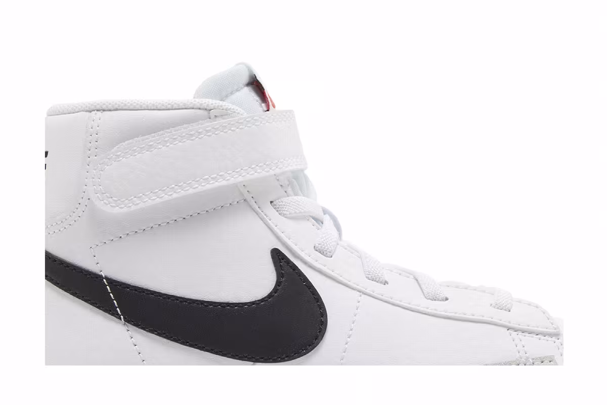 Nike Blazer Mid White Black, view 3