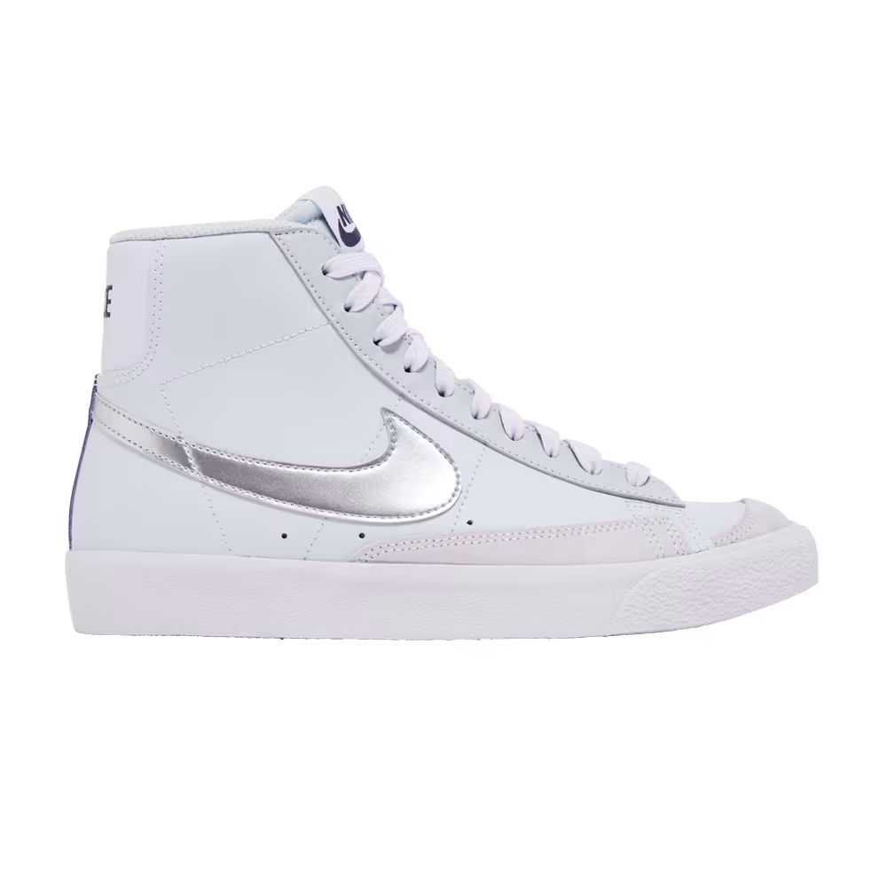 Nike Blazer Mid Platinum Grape Metallic Silver